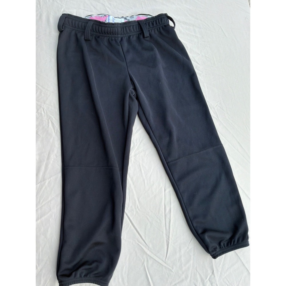 Athletic Girls Intensity Softball Pants XL Black